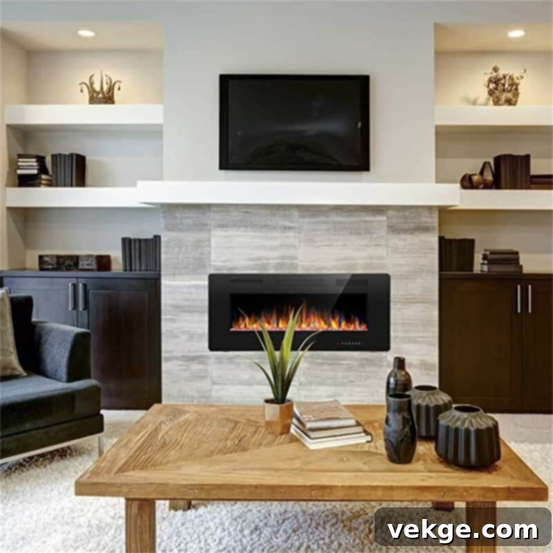 Amarah Electric Fireplace - Minimalist Fireplace Solution