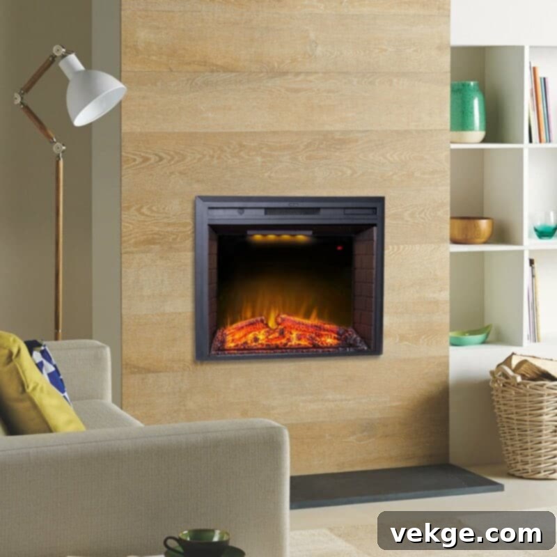 Osborne Electric Fireplace Insert - Chimney-Free Fireplace