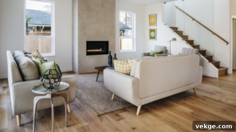 Mid-century Designed Living Room - Balancing Shapes