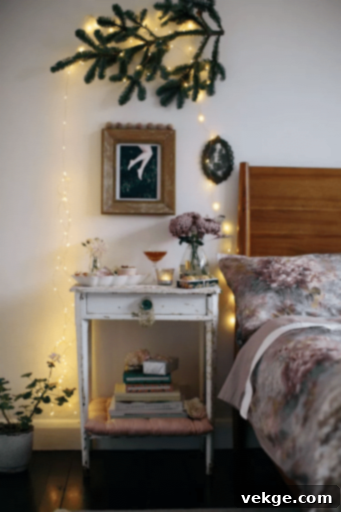 Dreamy Christmas bedroom inspired by the Sugar Plum Fairy