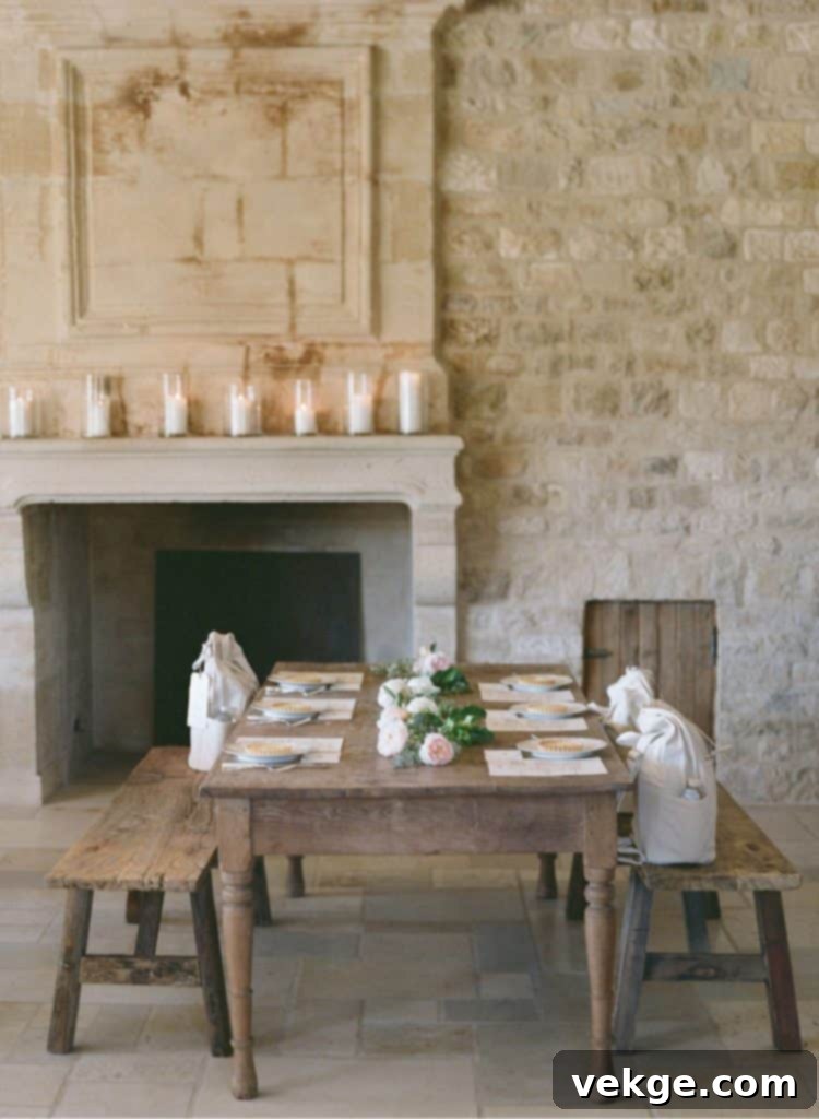 rustic dining table 