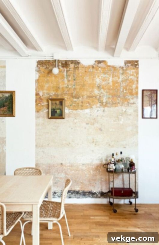 Distressed Touch on Wall