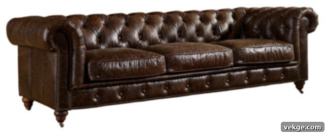 Dark Brown Sofa