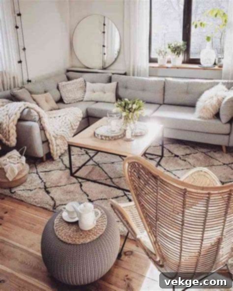 Muted color boho decor last