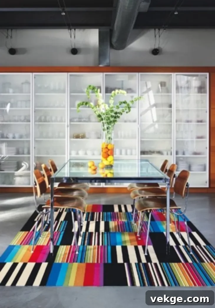 dining room glam look 