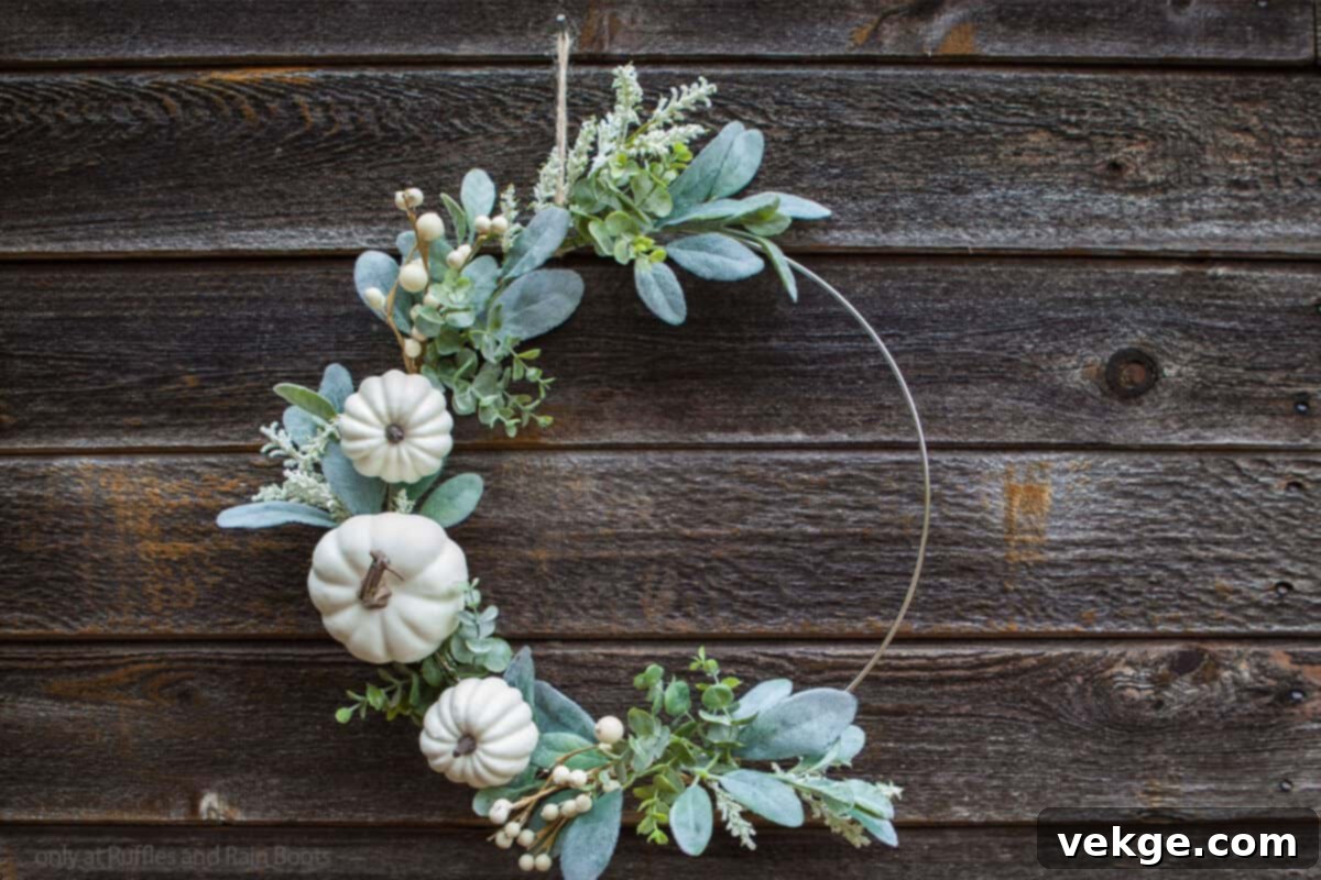 Modern wreath