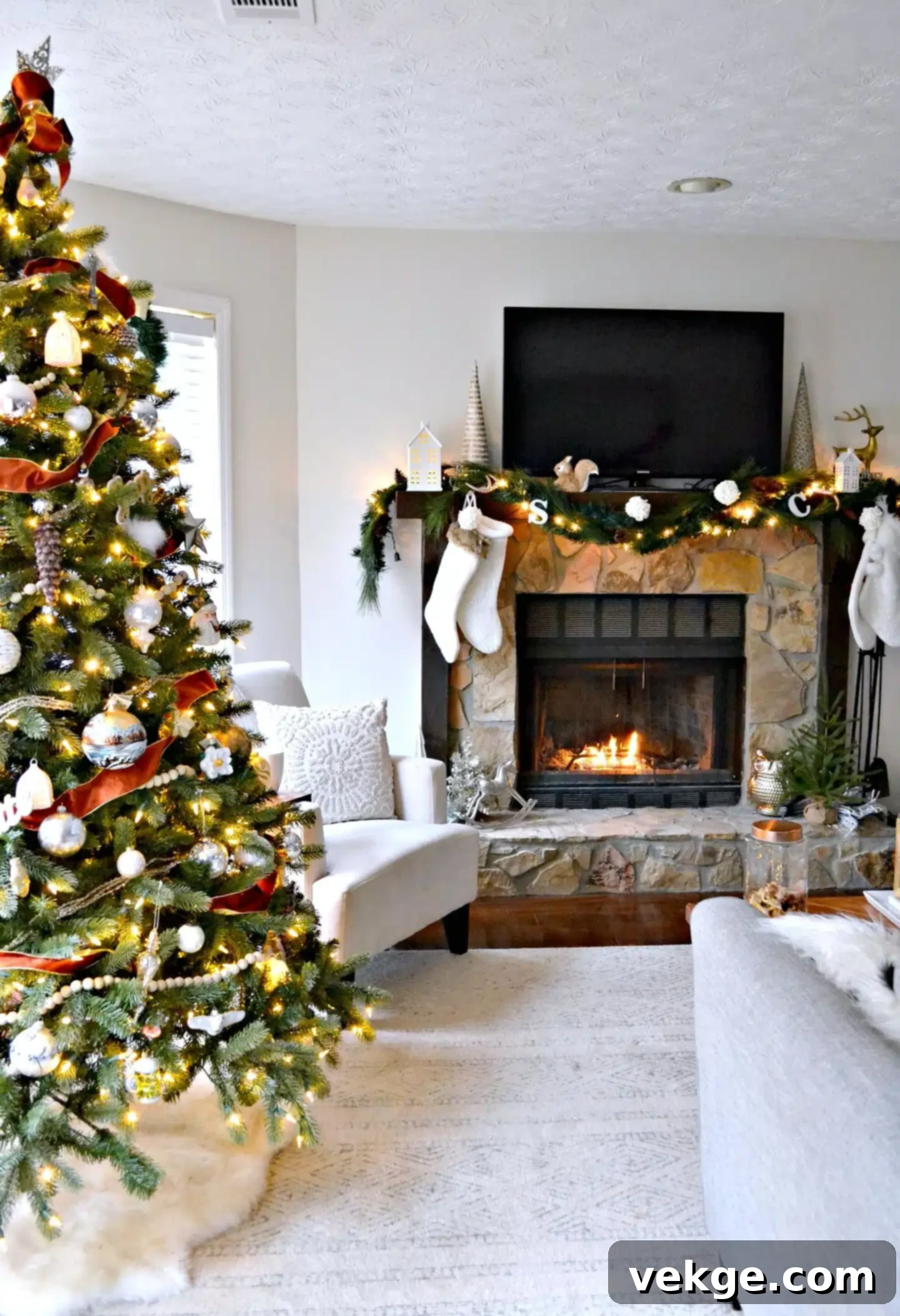 Neutral living room decor