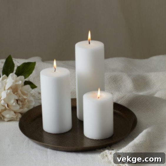 Pillar candle