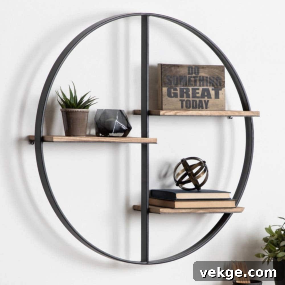 circular shelves