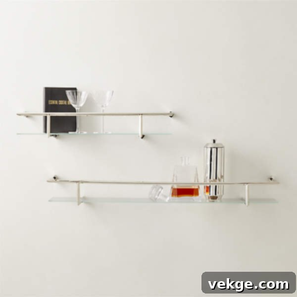 rail shelves