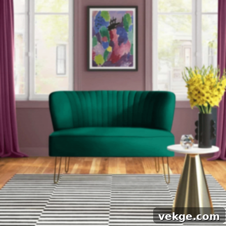 Armless Loveseat