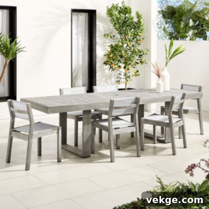 Solid Metal Dining Table with angular sled legs