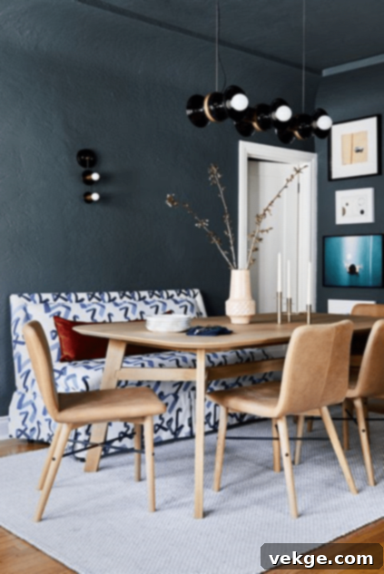 Pattern Dining Bench made from flared wood