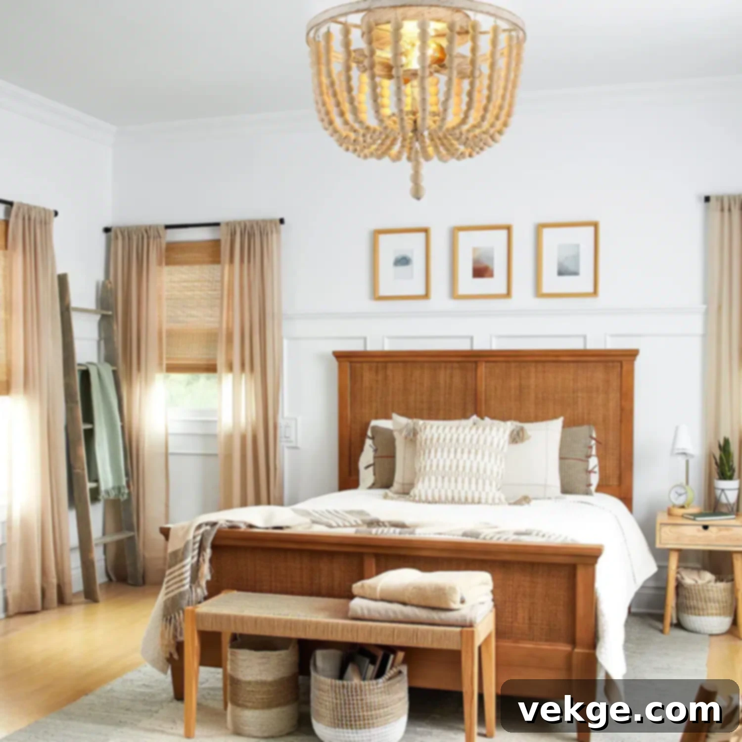 Charming Beaded Chandelier