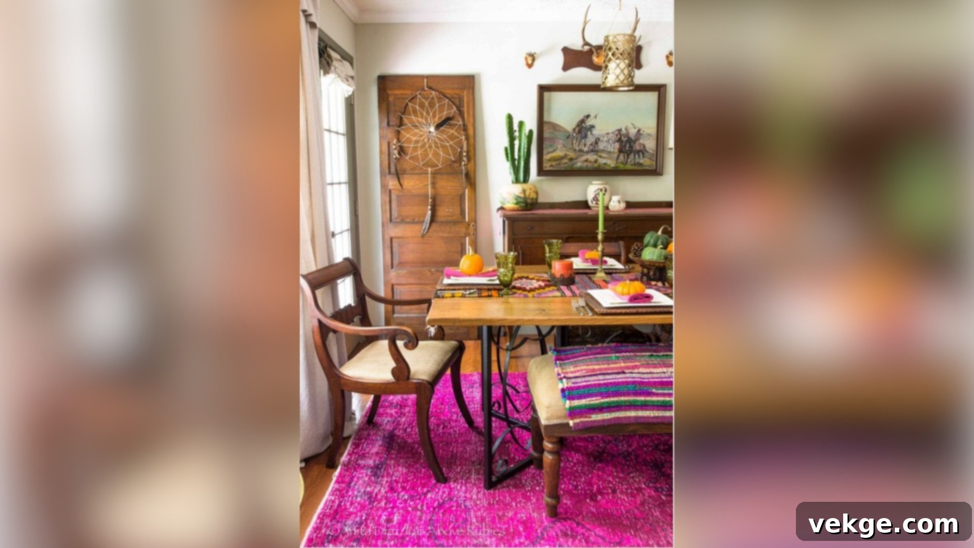 colorful-boho-dining-room