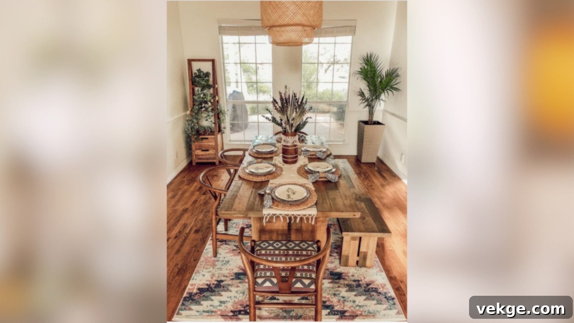 western-boho-dining-room