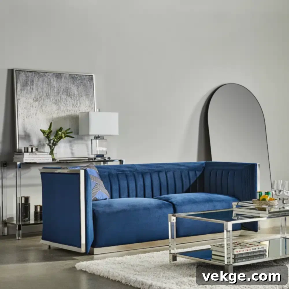 Cool Silver Tones in the Room