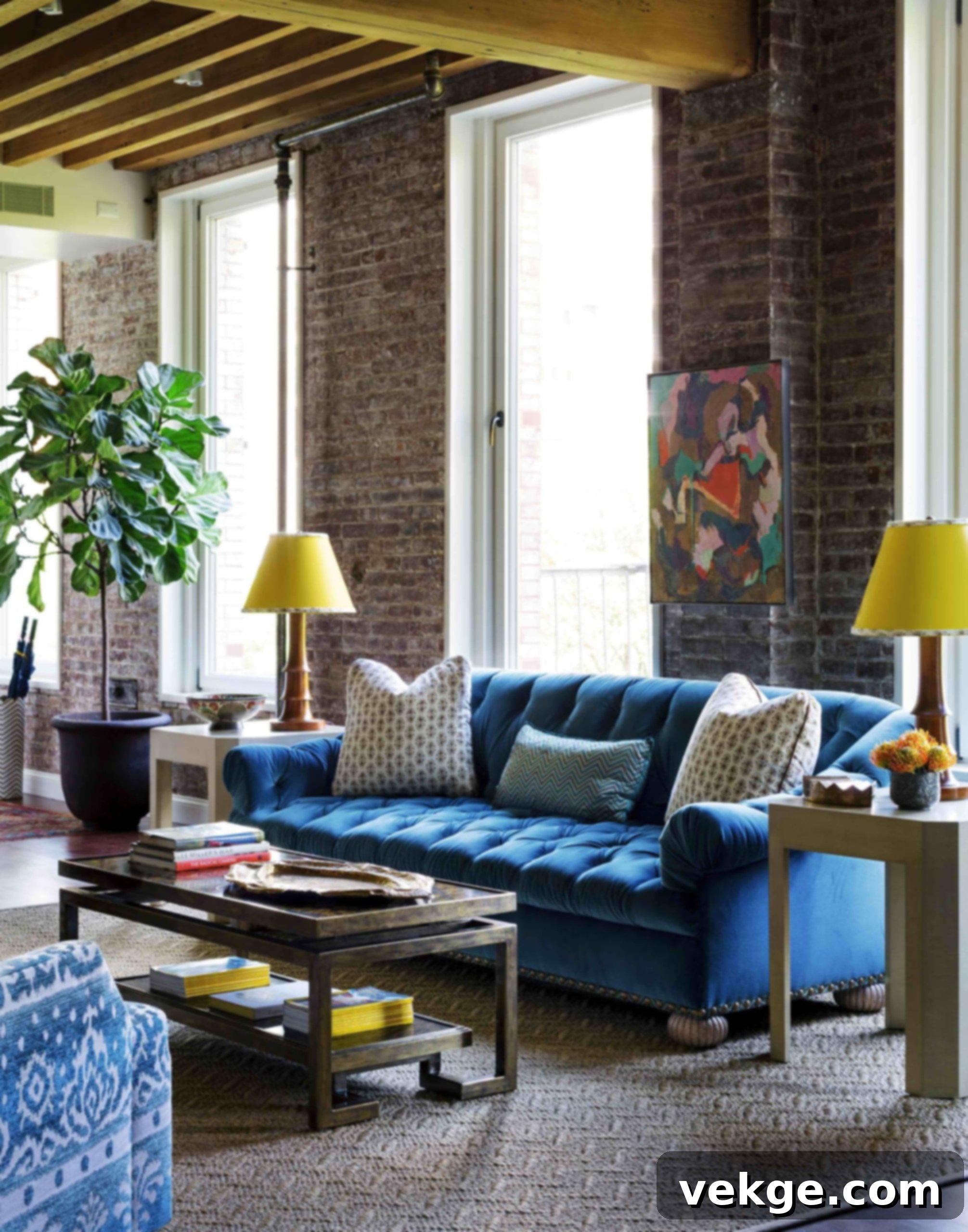 Interior Photographs of four bedroom apartment on LaGuardia Place, Greenwich Village, New York City. Interior Design by Tilton Fenwick. Styling on shoot by Scout Designs.