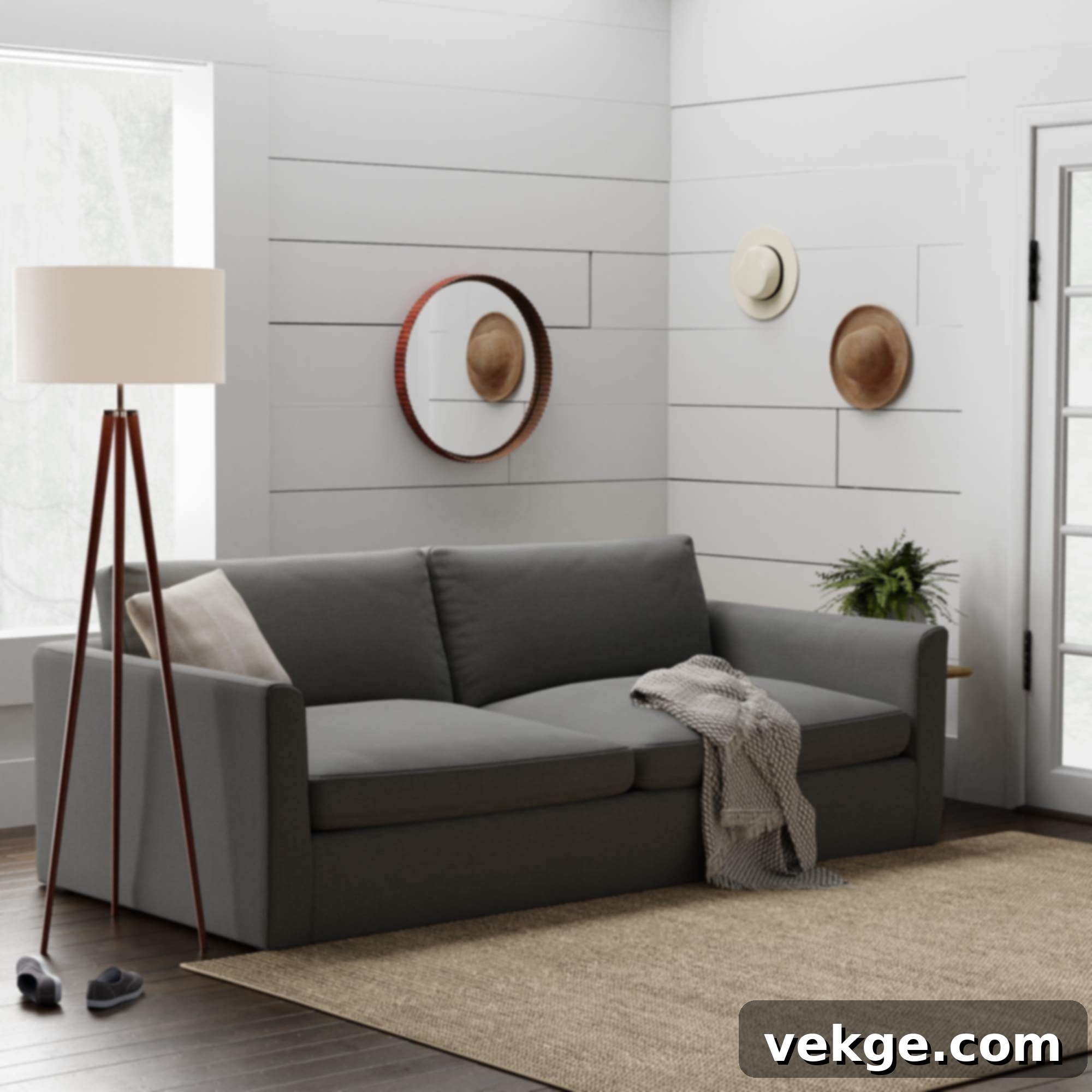 stone & beam faraday slipcover sofa 