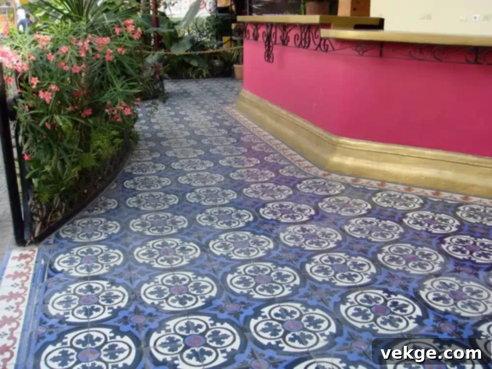 Vibrant colors in Spanish interior design
