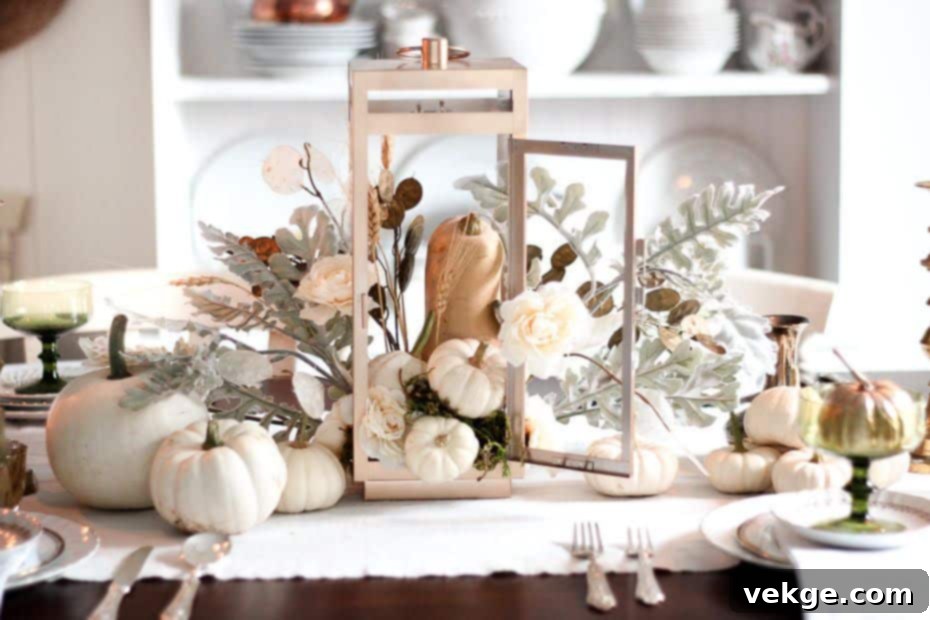 Elegant white flower arrangement in a clear glass vase, perfect for winter aesthetic Christmas decor