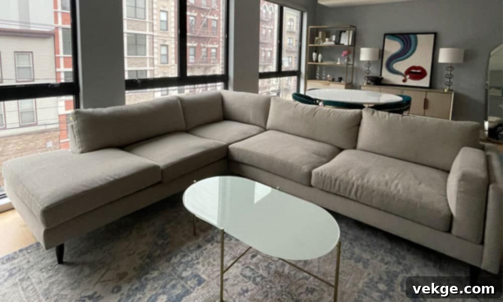 Skinny Fat by BenchMade Modern sectional sofa