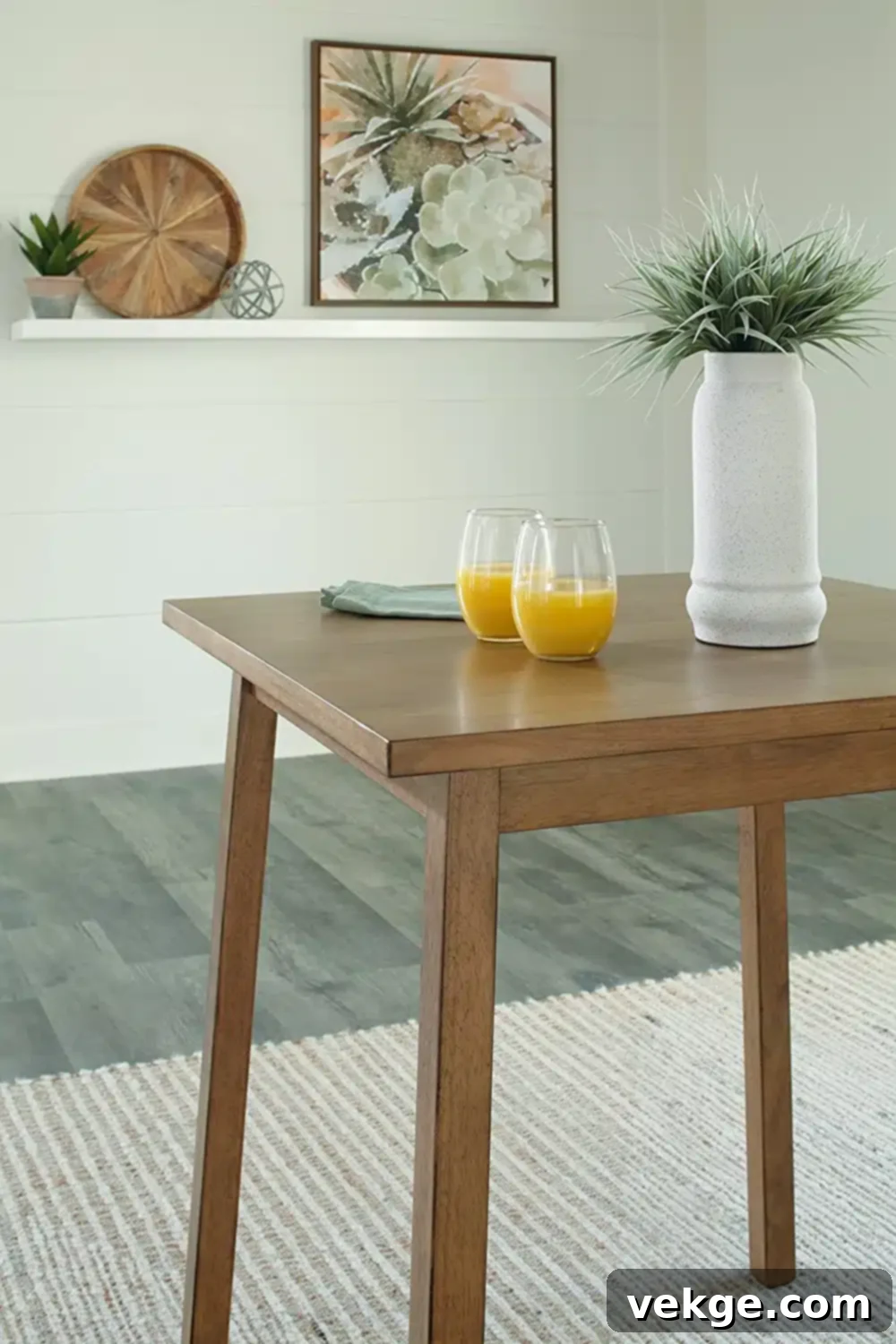 Durable Traditional Square Counter Height Dining Table