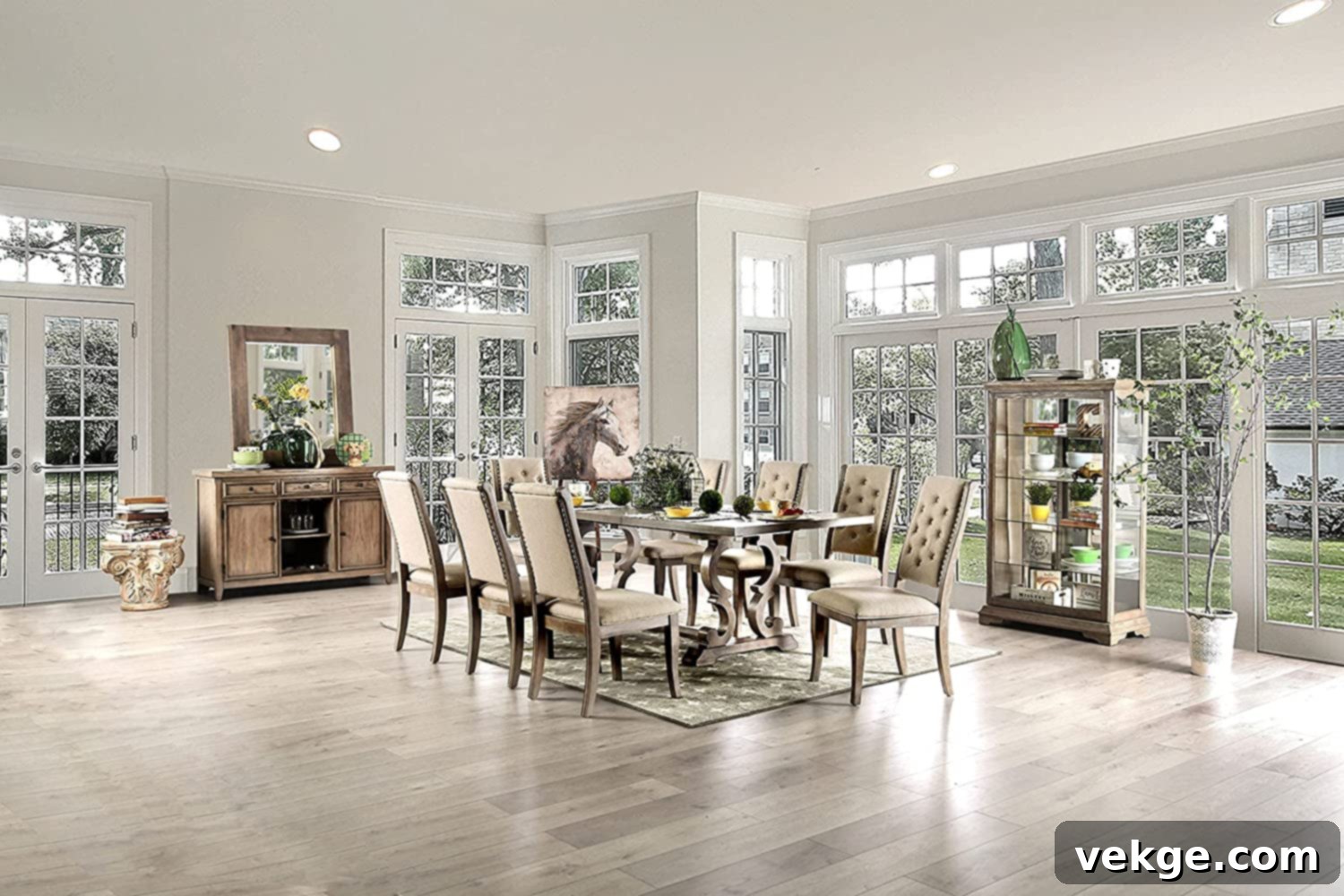 Charming Mid-Century Wood Kitchen or Dining Table