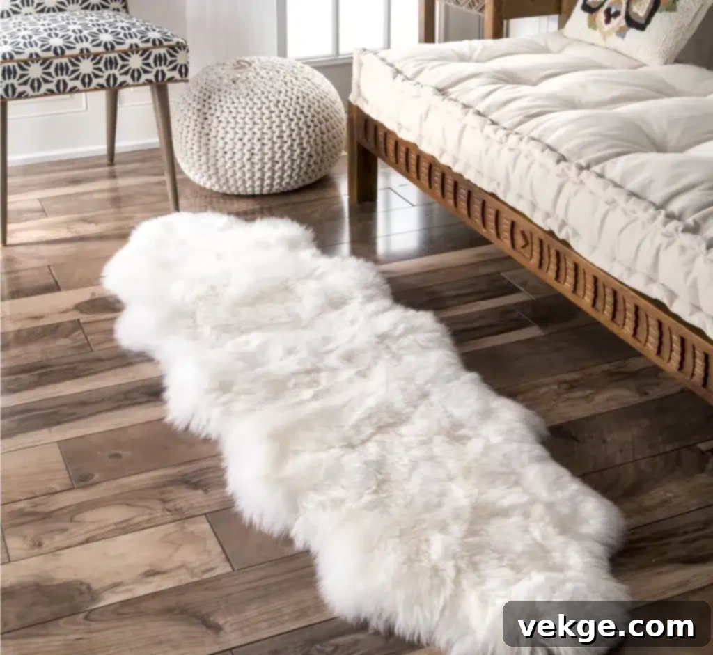 Sheepskin Scandinavian Carpet
