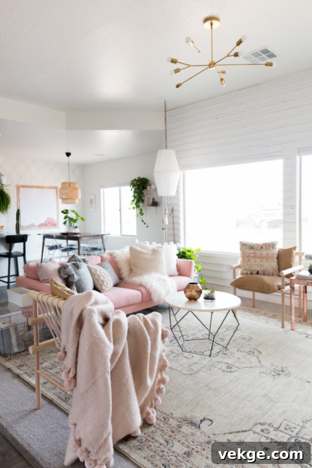 Blush Pink Couch Vintage Revival