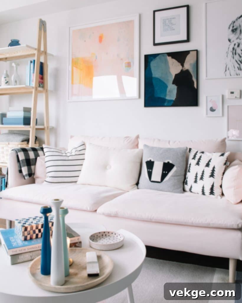 Light Pink Soderhamn Sofa