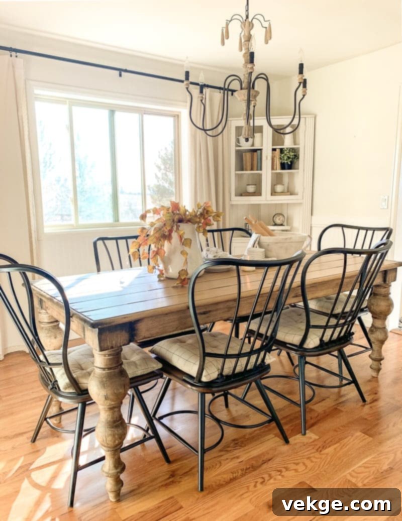 Francis Dining Table with Substantial Baluster Legs