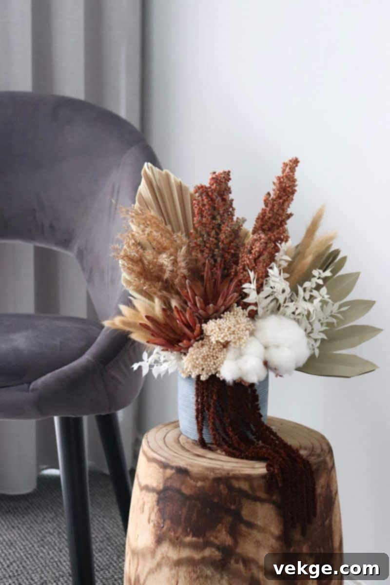 Dried Flowers for fall decor
