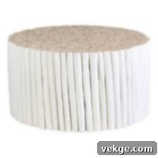 Teak Coffee Table with White-Washed Finish