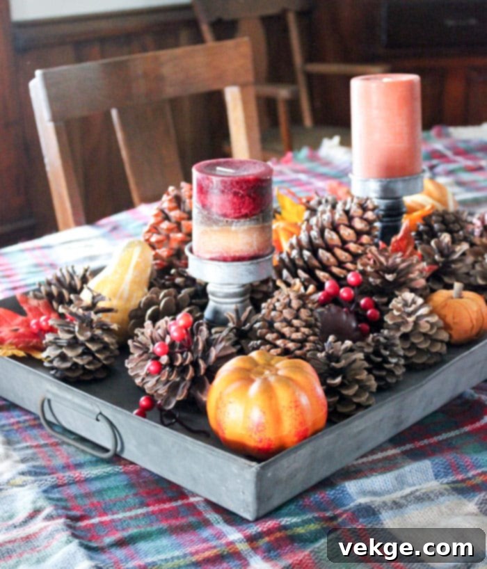 DIY Berry Vinegar Candles in mason jars for fall decor