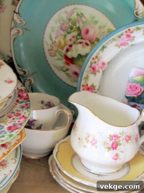Say Yes, To Floral Tableware And Vintage Tea Sets