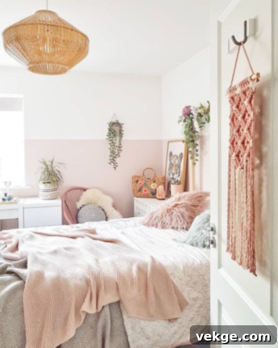 pink bedroom