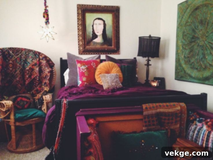 jewel tone bedroom