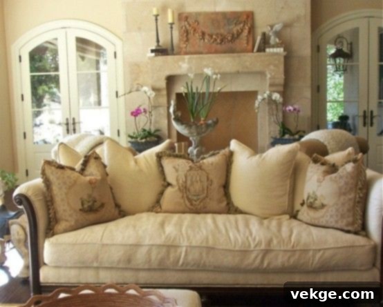 Characteristics of a French Country Sofa