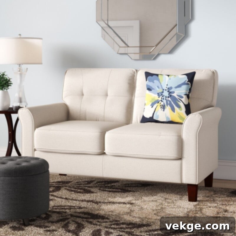 Unlocking Rustic Elegance French Country Sofa Designs for Your Home 7 Flared arm loveseat