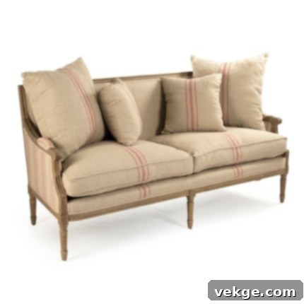 Unlocking Rustic Elegance French Country Sofa Designs for Your Home 8 french country living room settee