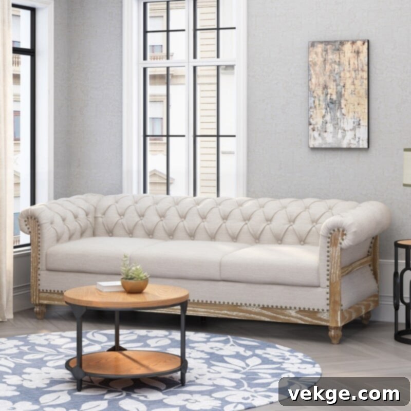 Unlocking Rustic Elegance French Country Sofa Designs for Your Home 9 three seater upholstered sofa