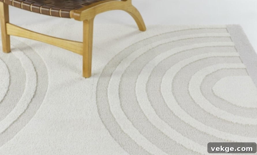 Overstock Ira Rainbow Two-tone High Low Area Rug