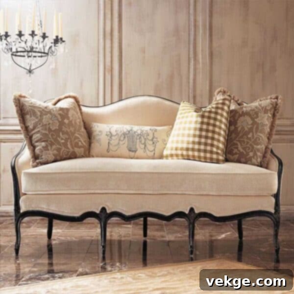 Cabriole sofa 