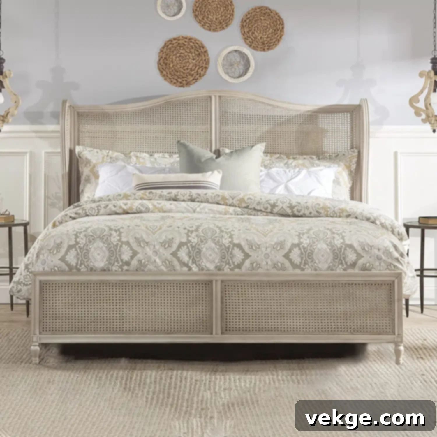 muted cane bed 