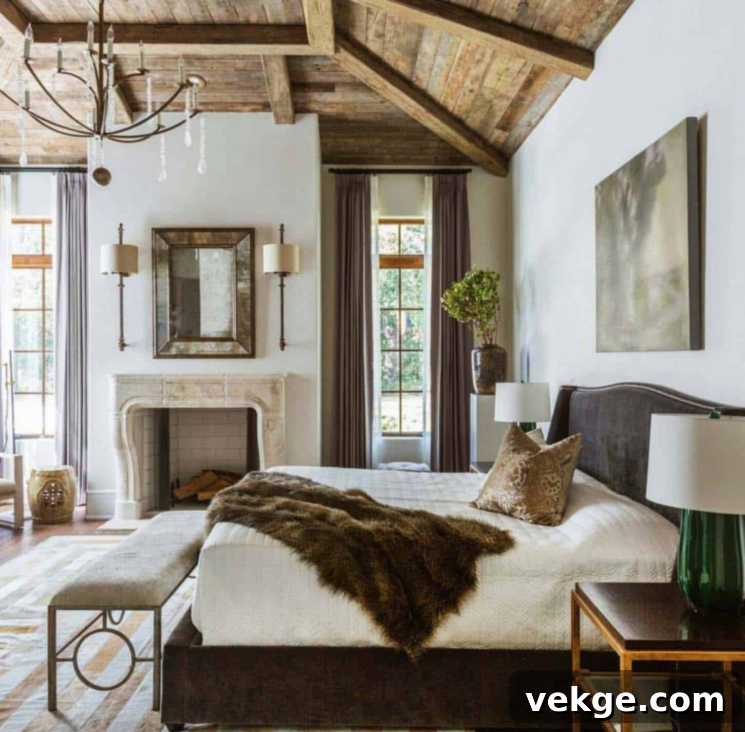 modern with antiques