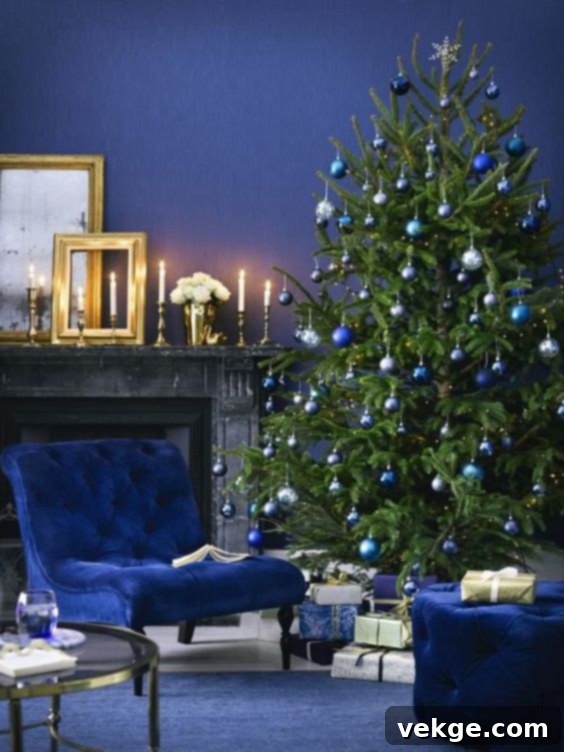 Blue living room