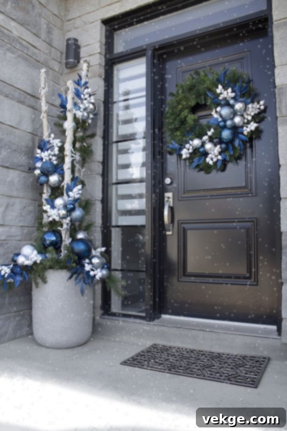 Blue porch