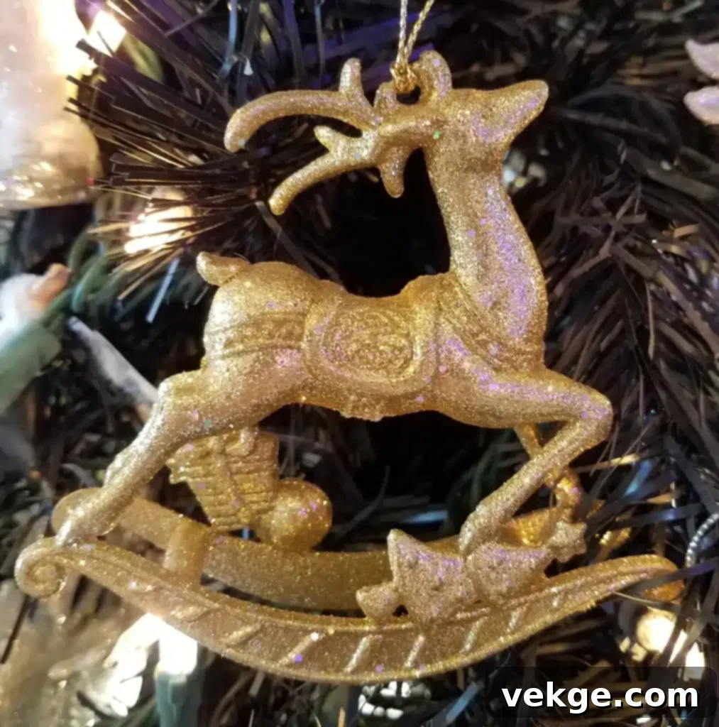 Gold Reindeer