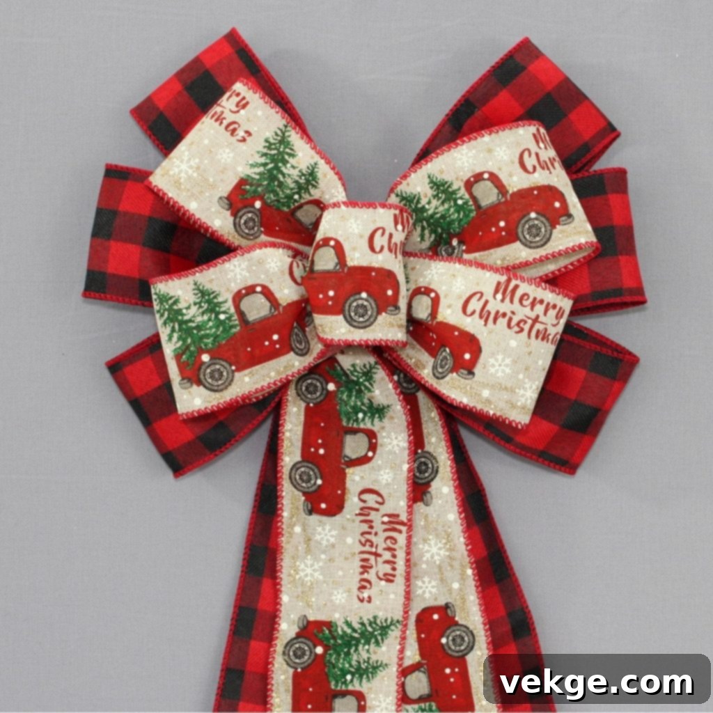 Red Christmas Ribbon